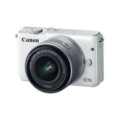 Canon EOS M10 Wズームキット WH レンズ2個付属