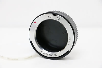 Voigtlander フォクトレンダー M-バヨネット アダプターリング 50/75mm