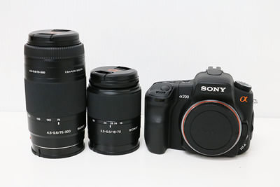 SONY ソニー α200 DSLR-A200W ダブルレンズキット デジタル一眼レフ