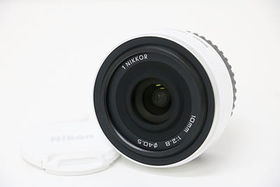 Nikon ニコン 1 NIKKOR 10mm f/2.8 白 レンズ