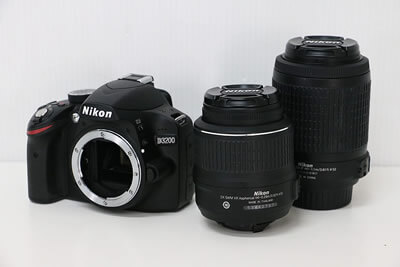 【買取実績】Nikon ニコン D3200 200mm ダブルズームキット デジタル一眼レフ