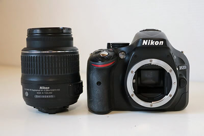 【買取実績】Nikon ニコン D5200 18-55 VR レンズキット WU-1a付き