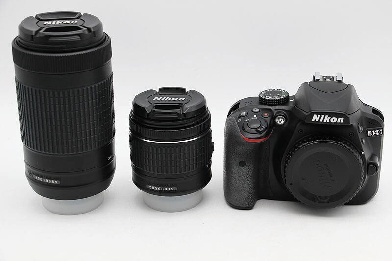 【買取実績】Nikon ニコン D3400 ダブルズームキット