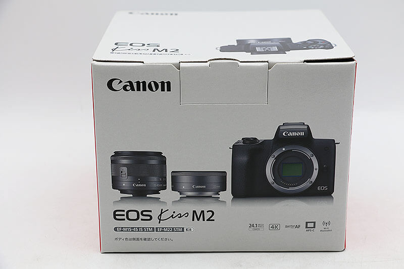 【買取実績】Canon キャノン EOS Kiss M2 ダブルレンズキット ホワイト ミラーレスカメラ