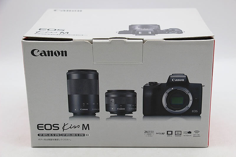 【買取実績】Canon キャノン EOS Kiss M ダブルズームキット ホワイト