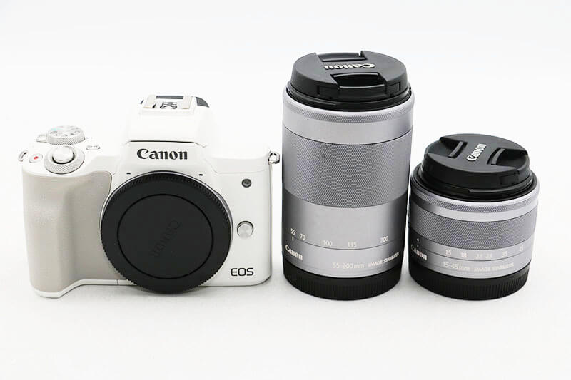 【買取実績】Canon キャノン EOS Kiss M2 ダブルズームキット ホワイト
