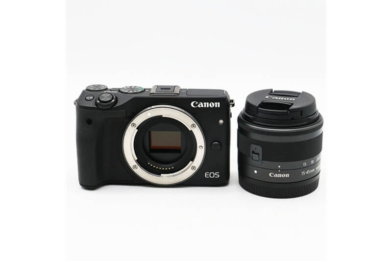 【買取実績】Canon キャノン EOS M3・EF-M15-45 IS STM レンズキット ブラック
